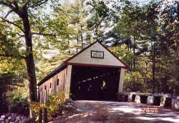Lovejoy Covered Bridge. Photo by Liz Keating, September 20, 2006